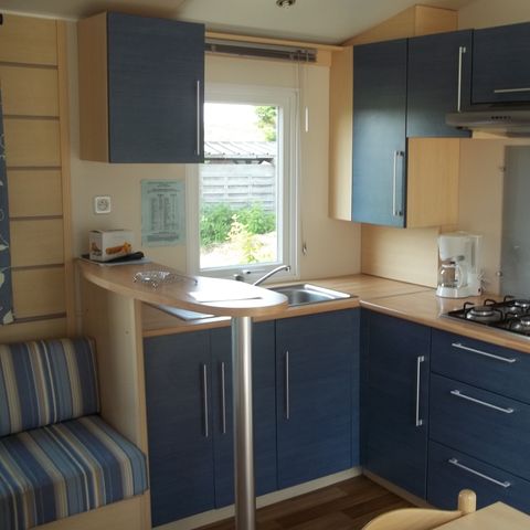 Mobilheim 6 Personen - 3 Schlafzimmer - TV - BBQ