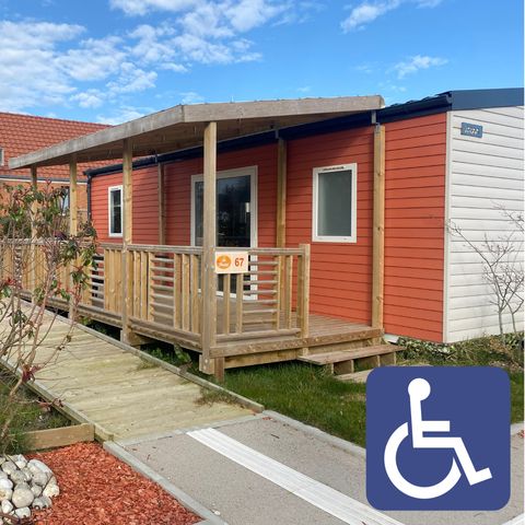 MOBILHOME 4 personnes - 2 Chambres PMR (Personne à Mobilité Réduite)