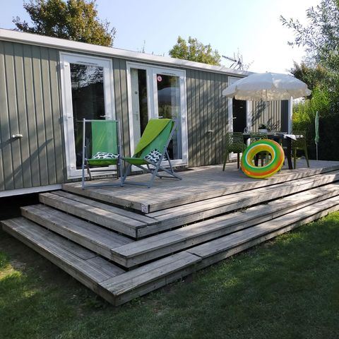 MOBILHOME 4 personas - 33m² Confort (2 habitaciones + 2 baños)