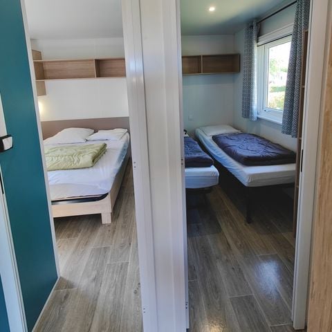 Mobilhome 4 personnes - 28 m² - 2 chambres - TP - Le Pilet - Le Soucher - La Mésange - La Mouette - Le Pluvier