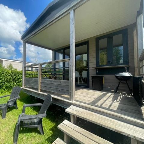 Mobilhome 4 personnes - 2 chambres - Lits superposés - Vue étang