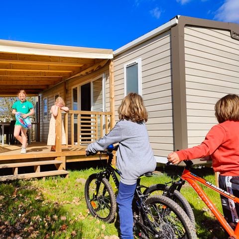 Stacaravan 6 personen - Met - 3 slaapkamers