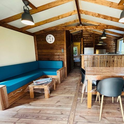 CASA MOBILE 7 persone - ECO LODGE 2 camere da letto per 7 persone un letto matrimoniale e 2 letti singoli e 1 letto a ponte