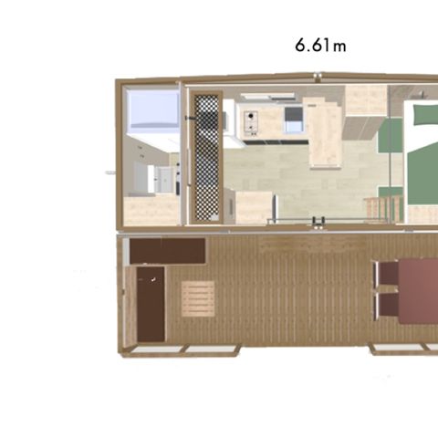 Caravan 4 personen - Paradijs KARAVAN - Natuurzwembad