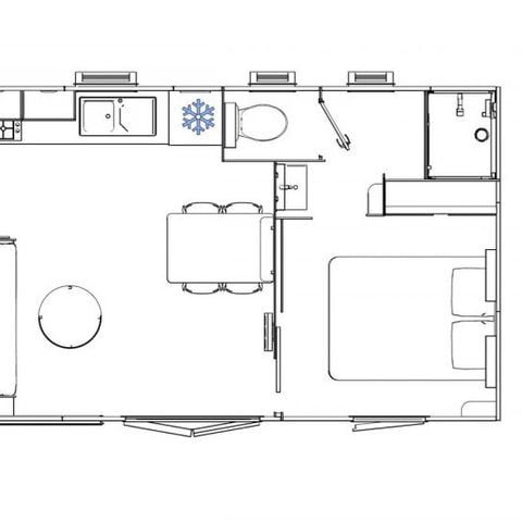 MOBILHOME 6 personnes - GRAND BAY