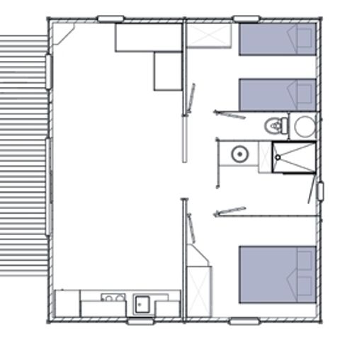 CHALET 5 people - OCKLAND