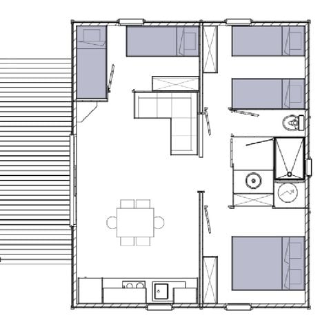 CHALET 5 personas - CHARLAY