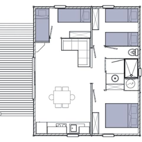 Chalet 6 persons - OCKLAND