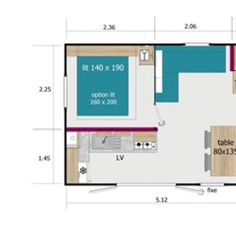 Mobile home 6 persons - OPALIA