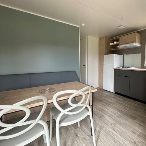 Mobilheim 4 personen - Hütte Komfort + 2 Zimmer
