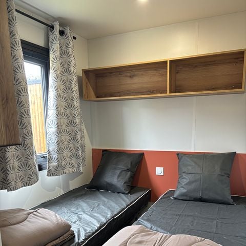 Mobilheim 6 personen - Hütte Komfort + 3 Zimmer