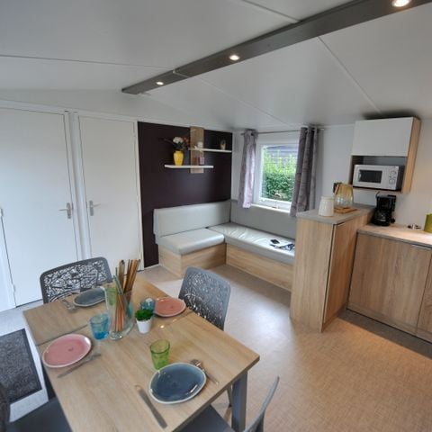 MOBILHOME 4 personnes - Mobil home confort + 2 chambres  Rapidhome beige