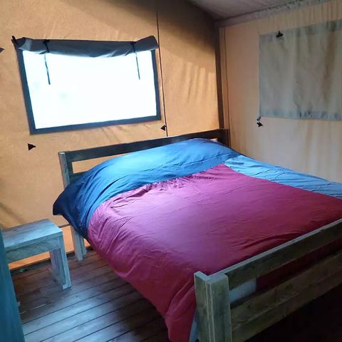 TENDA IN TELA E LEGNO 4 persone - Safari Confort 27m² - 2 camere da letto + terrazza coperta