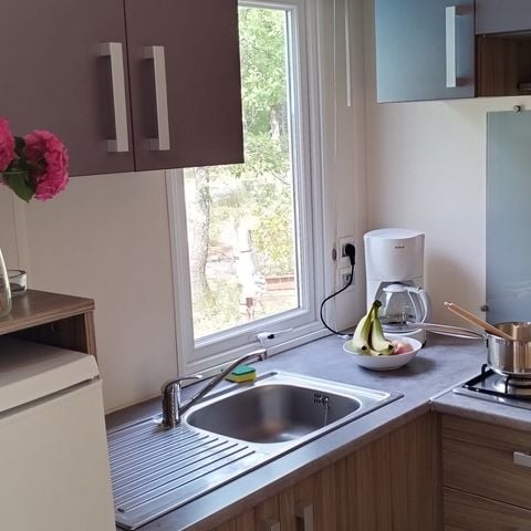 Mobilhome 6 personnes - Mobil home Standard 29m² (3ch - 6pers.) + Terrasse + TV + clim