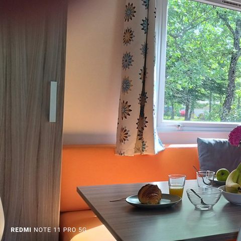 Mobilhome 6 personas - Mobil home Standard 29m² (3bed - 6pers.) + Terraza + TV + aire acondicionado