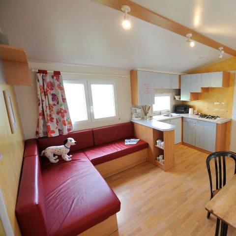 Mobilheim 6 Personen - Komfort 2 Zimmer - Zwischen 30 und 35 m² +5Jahre