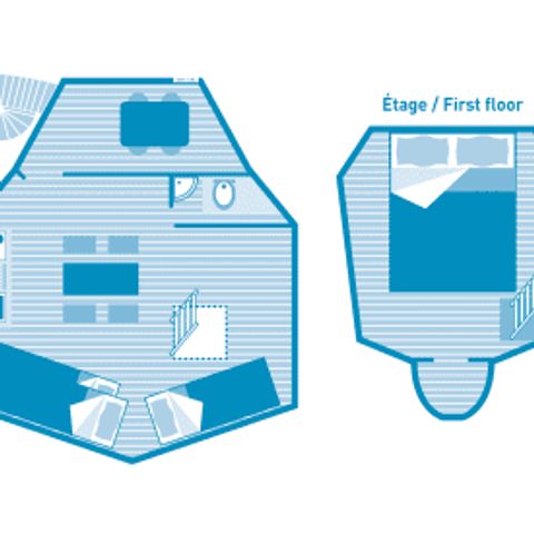 UNUSUAL ACCOMMODATION 5 people - Cab NAUTILUS 5p 1ch