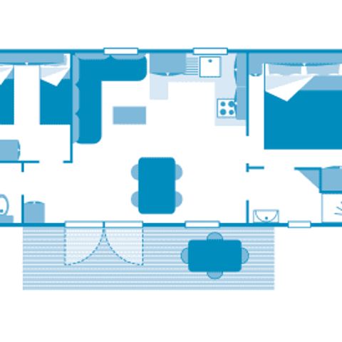 CASA MOBILE 4 persone - Cottage 4p 2ch ***