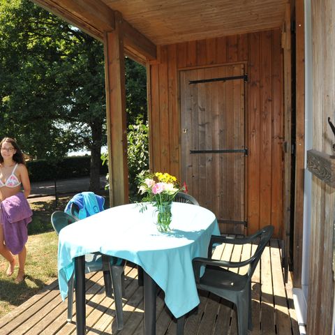 Chalet 6 personen - Chalet Standard 39m² - 2 Zimmer / überdachte Terrasse