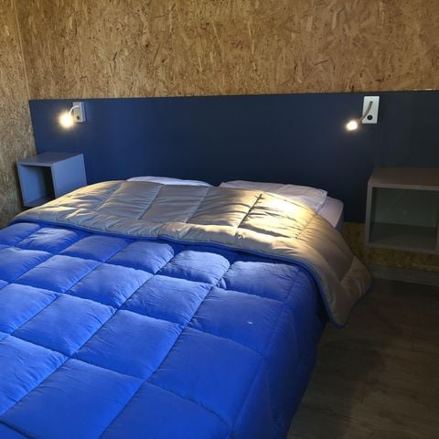 Chalet 6 Personen - Chalet PMR supérieur (Person mit eingeschränkter Mobilität) 39m²-2 Zimmer/überdachte Terrasse 6 Pers.