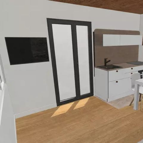 Chalet 6 personen - PMR Premium 3 Kamers 4/6 Personen Airconditioning + TV