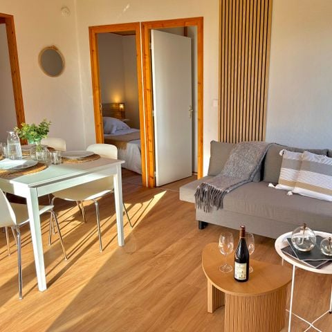 Chalet 6 personen - Premium PMR - 39m² - 2 kamers / overdekt terras