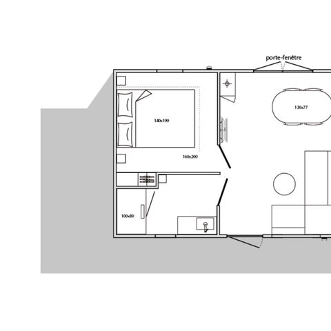 Mobile home 4 persons - MH2 30 sqm