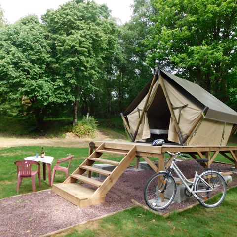 TENT 2 people - Stilt tent Moorea 1 bedroom
