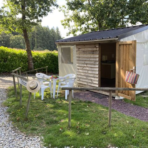 Glamping tent 4 persons - Tithome - 2 bedrooms - 21m² – Price for 2 people
