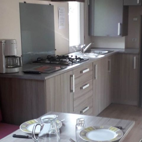 Mobilheim 4 Personen - Mobilheim 2 Zimmer - integrierte Terrasse