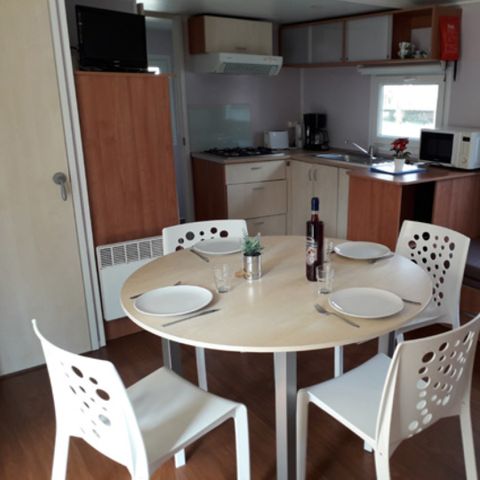 Stacaravan 4 personen - 2 slaapkamers