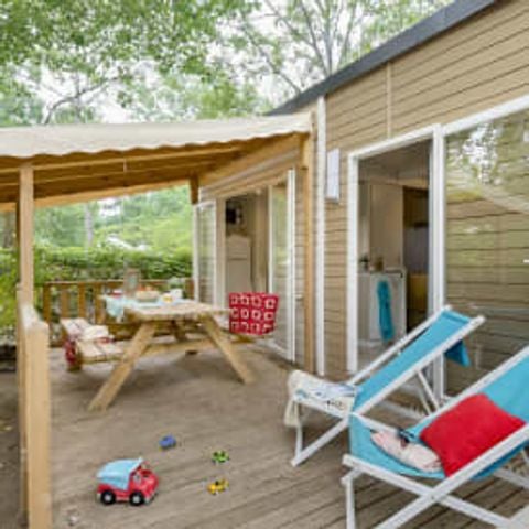 Stacaravan 7 personen - Cottage 6/7p 3ch met airconditioning ***