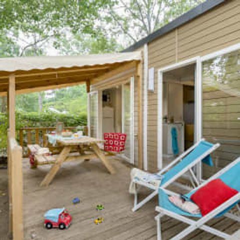 MOBILE HOME 7 people - Cottage 6/7p 3ch air-conditioned ***