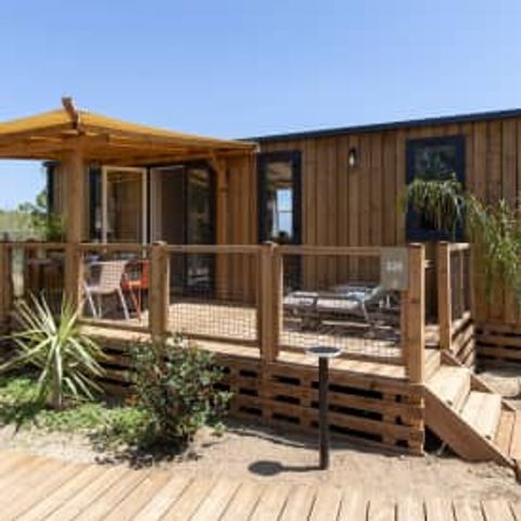 MOBILHOME 6 personas - Cabaña Playa del Sol 6p 3ch clim Premium