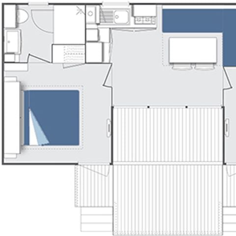 MOBILE HOME 6 people - Uvéa Wednesday 4/6 prs