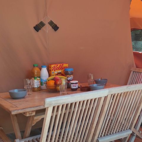 Safaritent 5 personen - Safari Familietent (zonder sanitair)