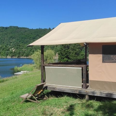 TENTE TOILE ET BOIS 5 personnes - Tente Safari  Lodge Nature (sans sanitaire)