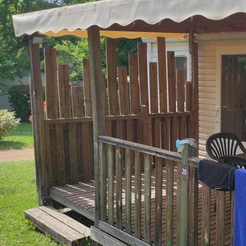 Mobile home 4 persons - 2-bedroom mobile home with television and air conditioning for 4 people
