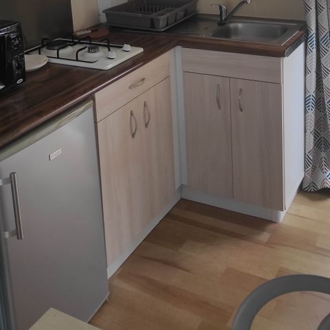 Mobile home 4 persons - 2-bedroom mobile home with television and air conditioning for 4 people