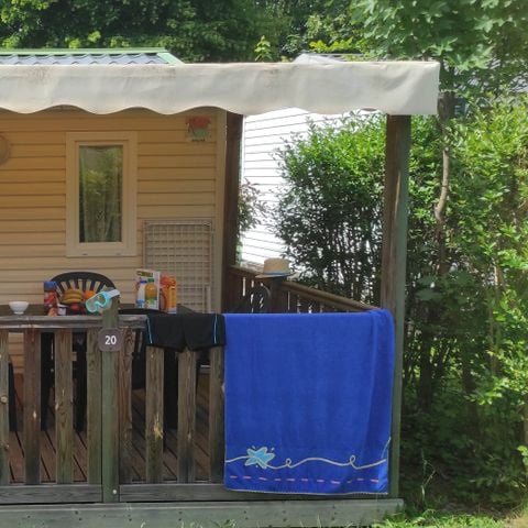 Mobile home 4 persons - 2-bedroom mobile home with television and air conditioning for 4 people