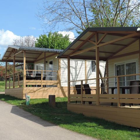 Chalet 4 Personen - Chalet 27 m² / 2 Zimmer - Überdachte Terrasse 13 m²