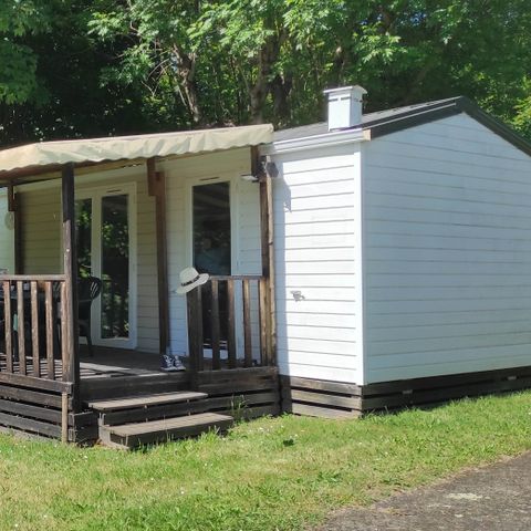 Mobilheim 5 personen - Mobilheim 25 m2 / 2Schlafzimmer - Überdachte Terrasse TV 5 pers.