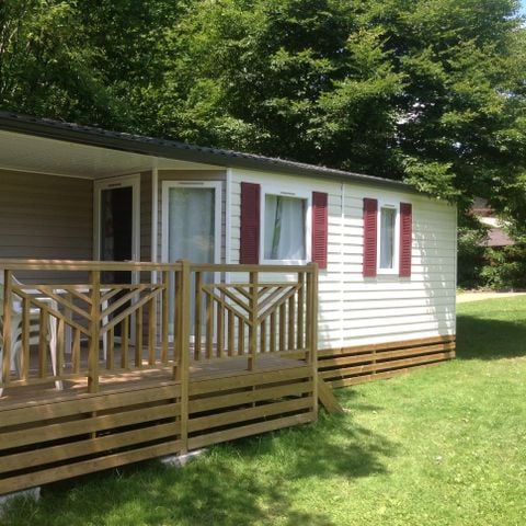 Mobile home 6 persons - Mobilhome 31 m² / 3 bedrooms - Semi-covered terrace TV 6 pers