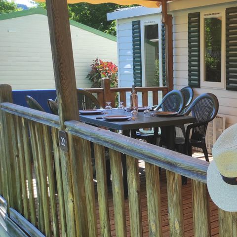 MOBILE HOME 6 people - Mobilhome 31 m² / 3 bedrooms + TV + air conditioning 6 pers