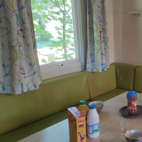 MOBILHOME 6 personas - 31 m² / 3 habitaciones - Terraza semicubierta + TV + aire acondicionado