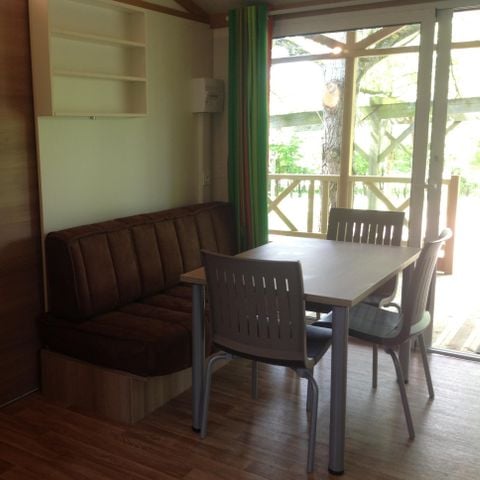 Chalet 6 persons - Chalet 32 m² / 3 bedrooms - Covered terrace 12 m² TV 6 pers