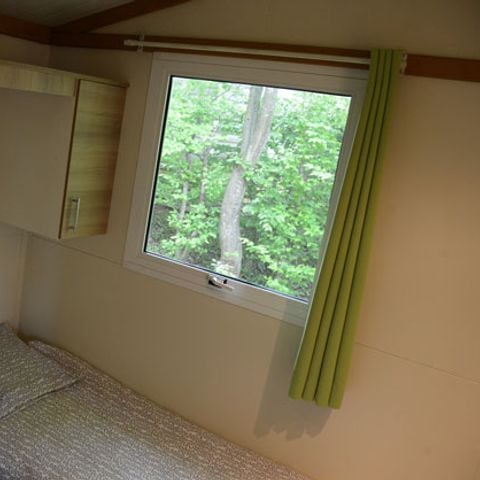 CHALET 6 personnes - Chalet  climatisé / 32m2 / 3 chambres / TV / Terrasse couverte 12 m²