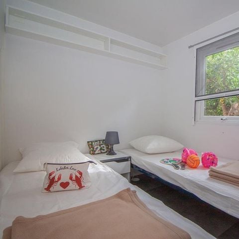 Mobile home 4 persons - Mobile-home Provence Sérénité 25 m² - Private Jacuzzi - 3 rooms - 2 bedrooms - Air-conditioning