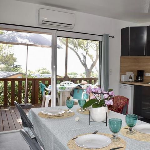 Apartement 4 Personen - Apartment Eucalyptus 30 m² - 3 Zimmer - 2 Schlafzimmer - Klimaanlage und TV