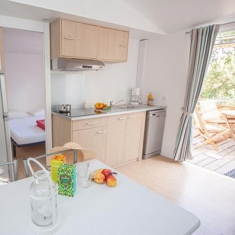 Mobilhome 4 personnes - Provence Sérénité 25 m² - 3 pièces - 2 chambres - Climatisation